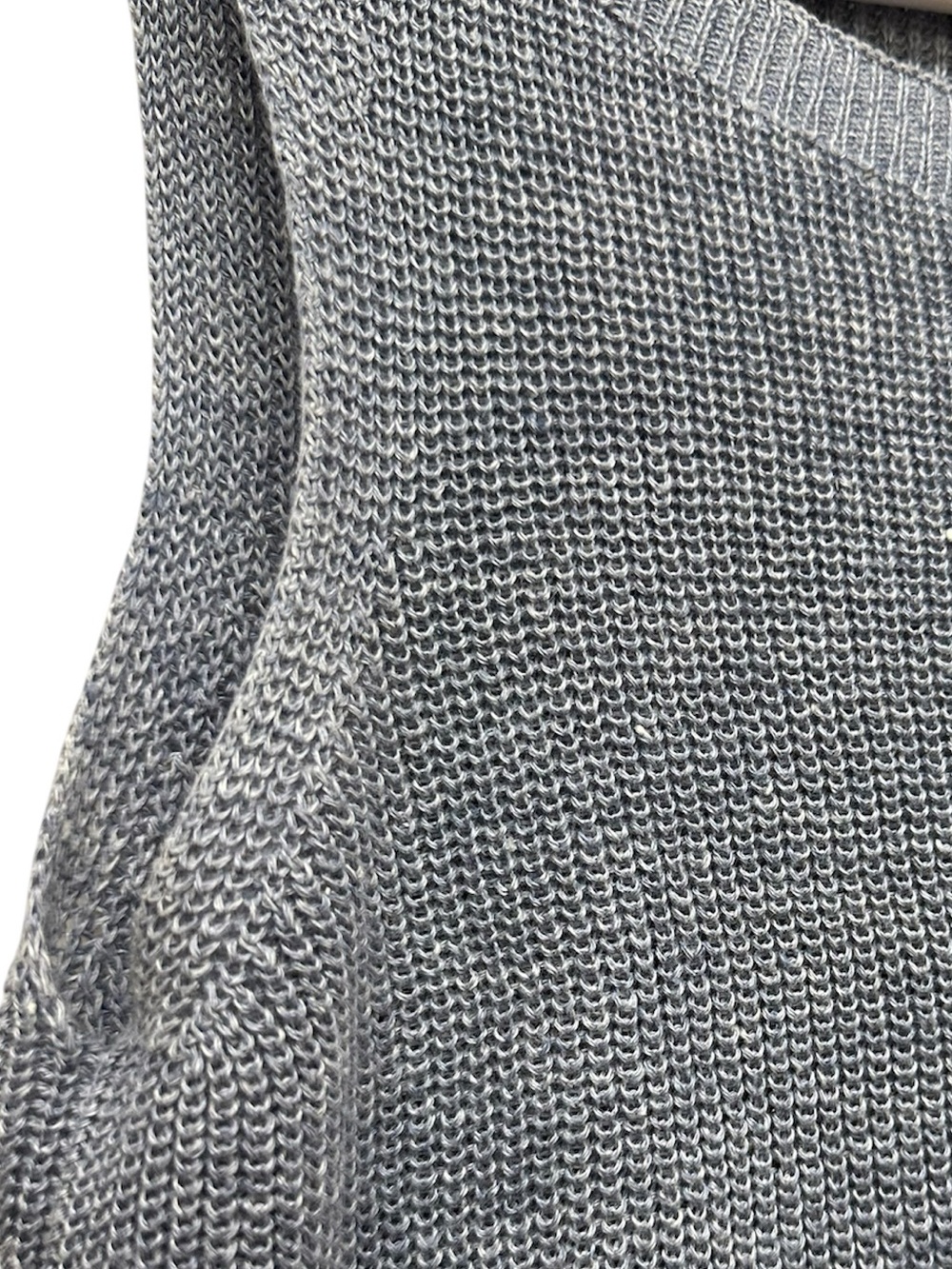 Eileen Fisher Women's 100% Organic Linen Knit Sleeveless Sweater Vest Tank XXS - Picture 3 of 6